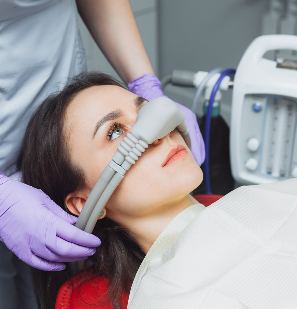 women prepping for sedation