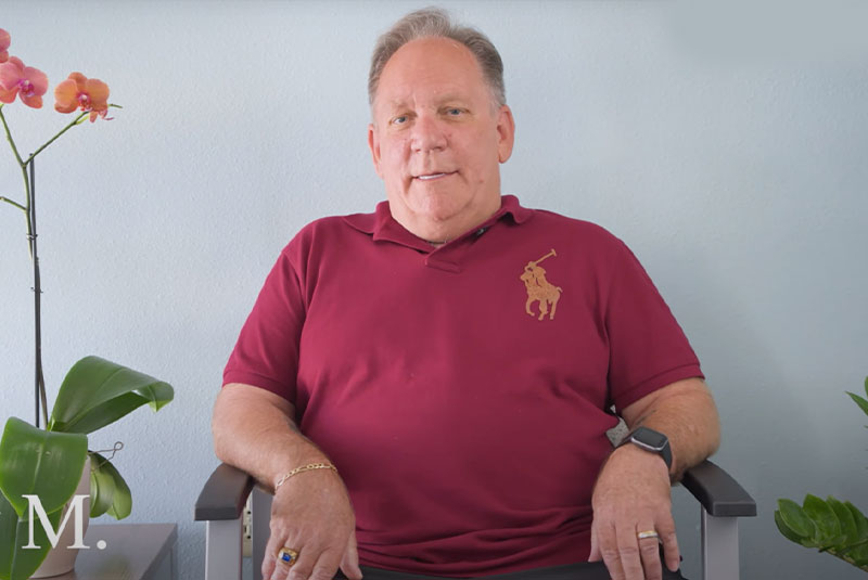 patient headshot during testimonial
